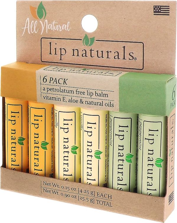 Natural Organics Lip Balm with SPF 30, Aloe & Vitamin E