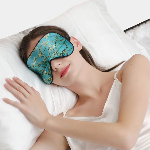 Natural Silk Eye Mask for Sleeping, Super Smooth Sleeping Mask for Women