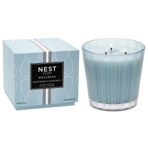 NEST Fragrances Driftwood & Chamomile Scented 3-Wick Candle