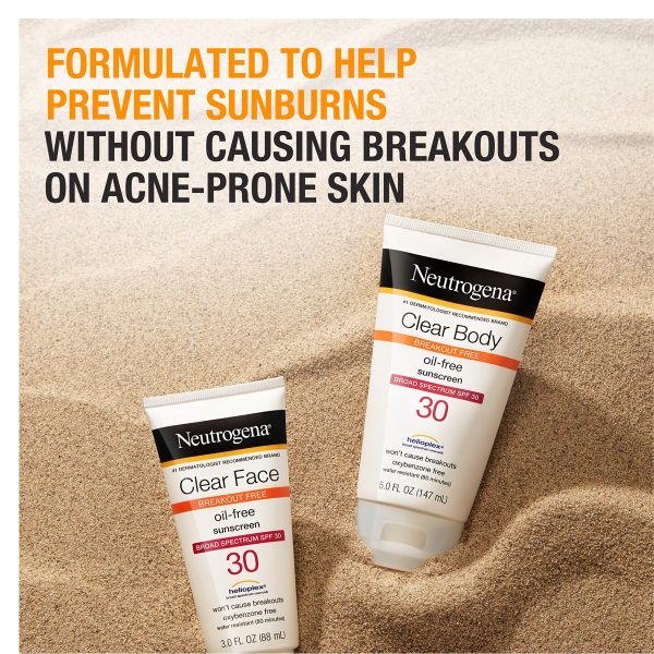 Neutrogena Clear Body Breakout-Free Liquid Sunscreen Lotion