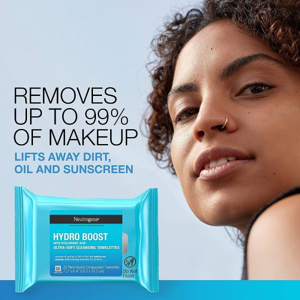 Neutrogena HydroBoost Facial Cleansing & Makeup Remover Wipes