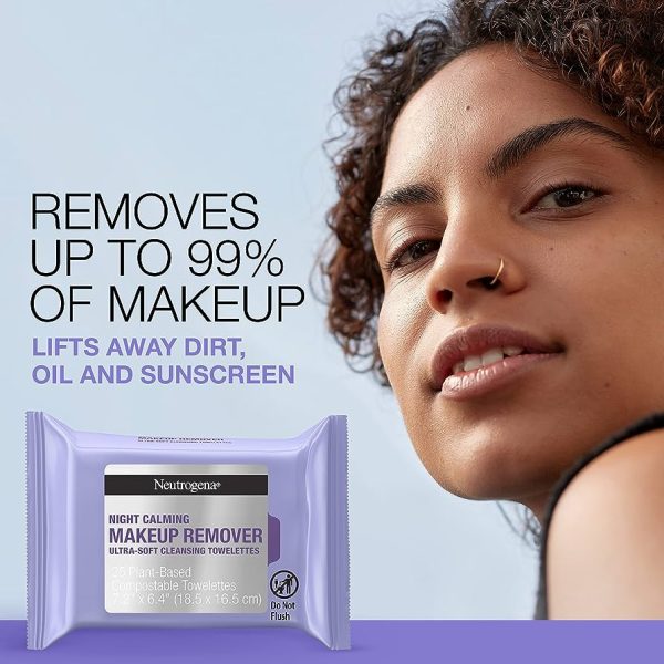 Neutrogena Makeup Remover Night Calming Cleansing Towelettes