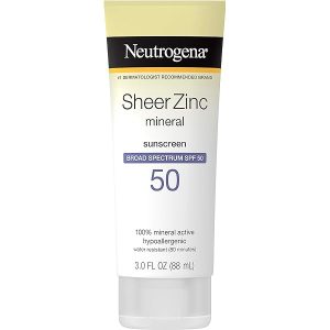 Neutrogena Sheer Zinc Oxide Dry-Touch Face Sunscreen with Broad Spectrum