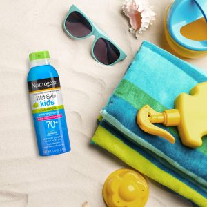 Neutrogena Wet Skin Kids Sunscreen Spray SPF 70+ - Water-Resistant Protection for Active Play