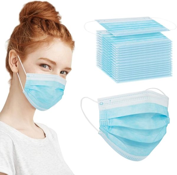 New Arrive White Medical Non-woven Mask 10 Pieces 3 Layer Dustproof