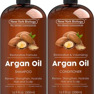 New York Biology Moroccan Argan Oil Shampoo and Conditioner