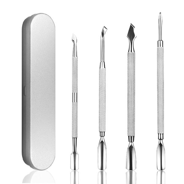 NEWTGAN 4PCS Premium Cuticle Nippers Pusher Manicure Tools Set