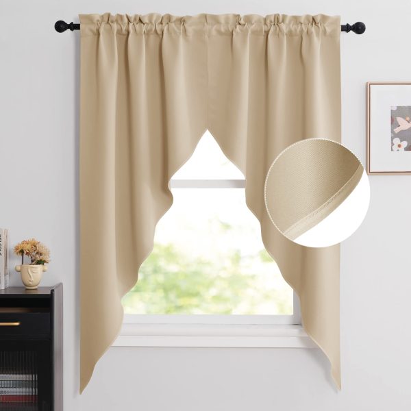 NICETOWN Swag Valances Curtains