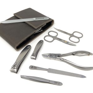 Niegeloh Solingen 7 pcs XL TopInox German Men's Nail Grooming Kit