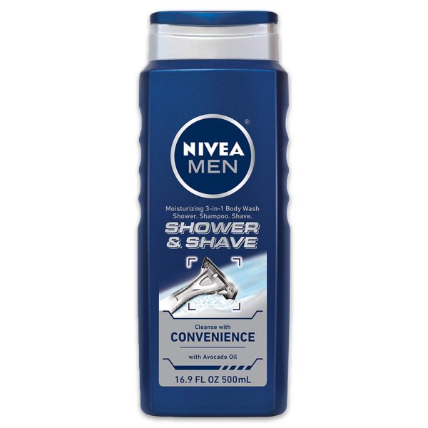 NIVEA MEN Shower & Shave Body Wash