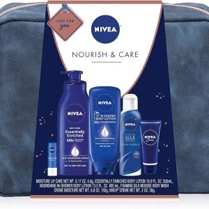 NIVEA Pamper Time Gift Set - 5 Piece Luxury Collection of Moisturizing Products