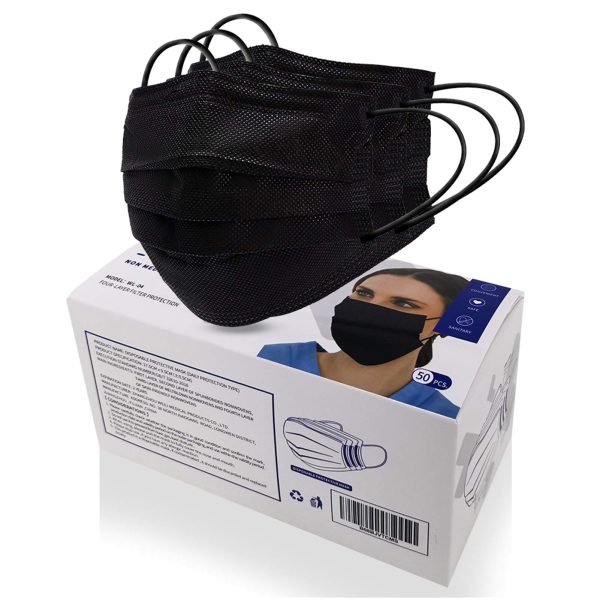 Disposable Medical Masks - 3-Layer Surgical Face Masks for Protection (50pcs)