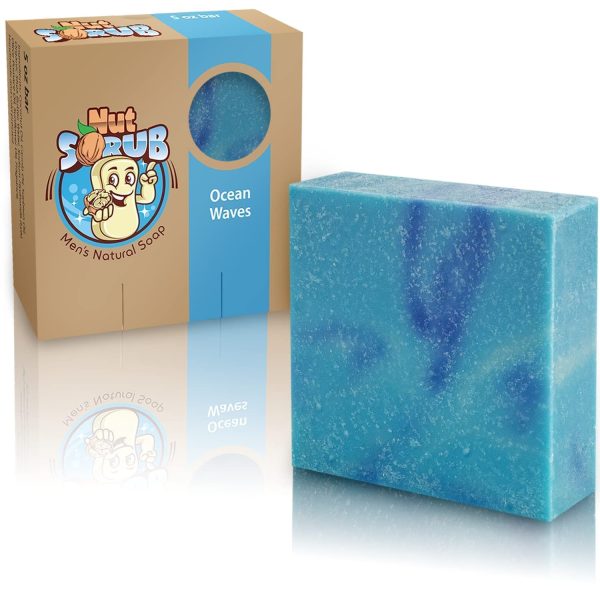 Nut Scrub - All Natural Premium Deodorant Bar Soap for Men