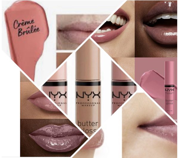 NYX PROFESSIONAL MAKEUP Butter Lip Gloss, 3 Colors, Angel Food Cake