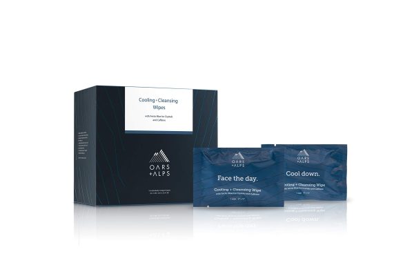 Oars + Alps Natural Face and Body Wipes | Cooling, Cleansing, Exfoliating