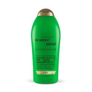 OGX Hydrating TeaTree Mint Conditioner, 13 Ounce Bottle, Hydrating