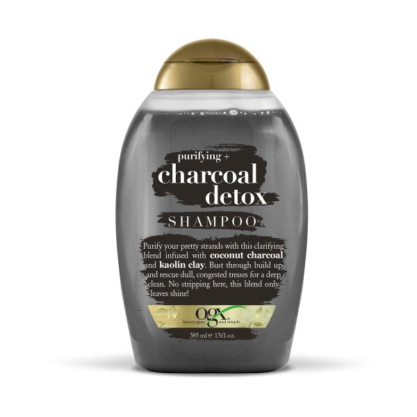 OGX Purifying + Charcoal Detox Shampoo, 13 Ounce