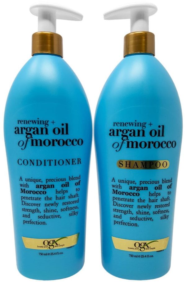 OGX Renewing + Argan Oil of Morocco Shampoo, 25.4 Ounce Salon Size