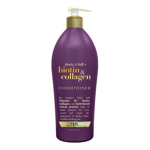OGX Thick & Full + Biotin & Collagen Conditioner, Salon Size