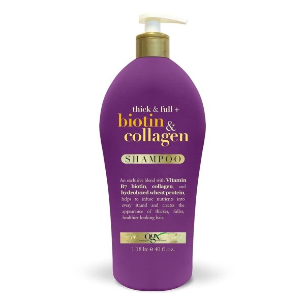 OGX Thick & Full Biotin & Collagen Shampoo 40oz + Conditioner 40oz