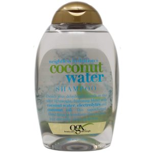 OGX Weightless Hydration + Coconut Water Shampoo, 13 Ounce Bottle