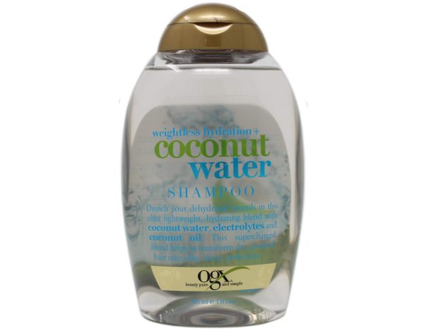 OGX Weightless Hydration + Coconut Water Shampoo, 13 Ounce Bottle