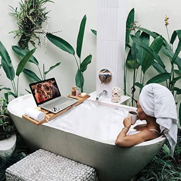Ohuhu Expandable Foldable Bath Tray