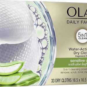 Olay Daily Facials, Deeply Purifying Clean, 5-in-1 Cleansing Wipes