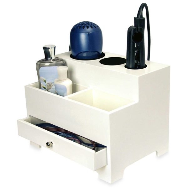 OnDisplay Makayla Deluxe Hair Tool and Accessory Organization Station