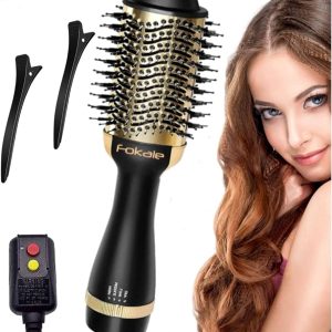 One Step Hair Dryer & Volumizer,Negative Ion Hot Air Brush, Styling Hair Dryer
