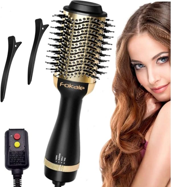 One Step Hair Dryer & Volumizer,Negative Ion Hot Air Brush, Styling Hair Dryer