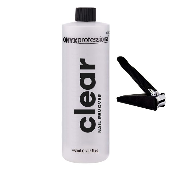Onyx Professional 100% Acetone Nail Polish Remover with Nail File Removes