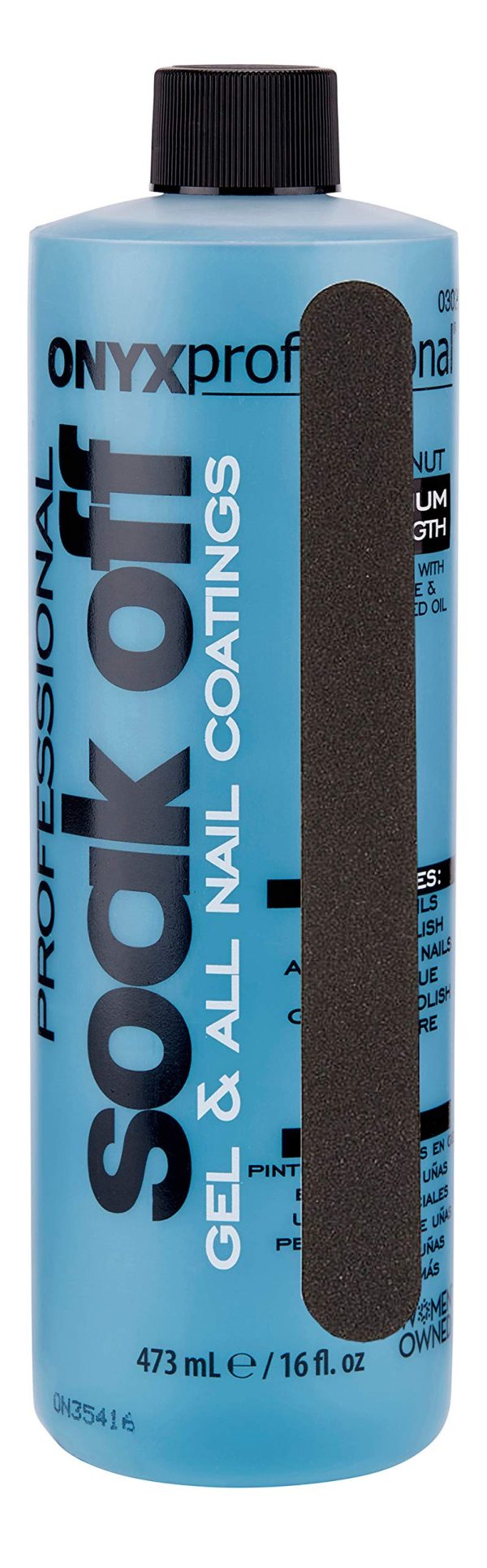 Onyx Professional Coconut Scented Nail Polish Remover With Fashion File