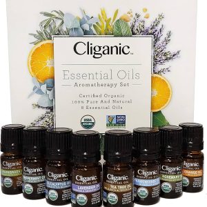 Organic Aromatherapy Essential Oils Set