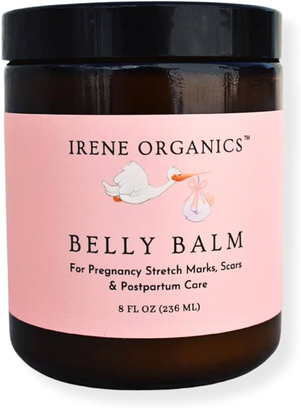 Organic Belly Balm - Natural, Made in USA, USDA Certified Stretch Mark Cream