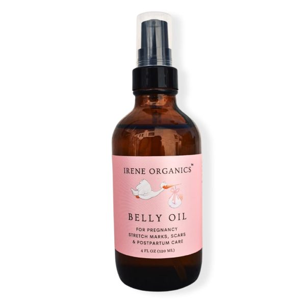 Organic Belly & Body Oil For Pregnancy Helps Prevent Stretch Marks