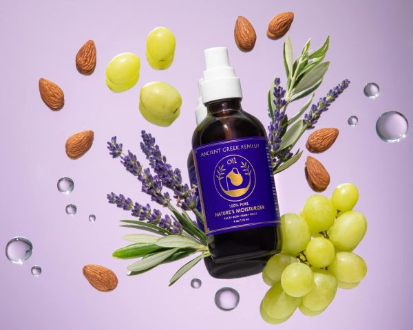 Organic Blend of Olive, Lavender, Almond and Grapeseed oils with Vitamin E.