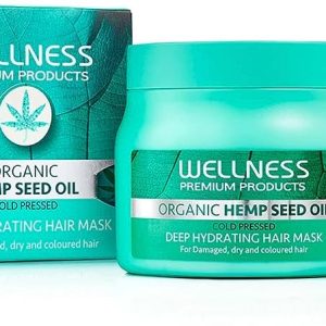 Organic Hemp Seed Oil Cold Pressed Deep Hydrating Hair Mask