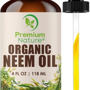 Organic Neem Oil For Skin - Neem Oil for Hair Pure Neem Oil Cold Pressed