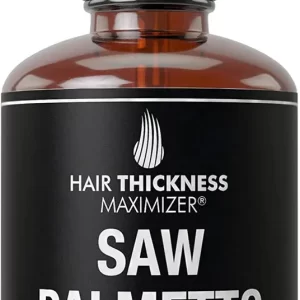 Organic Saw Palmetto Oil Serum. Stop Hair Loss Now by Hair Thickness Maximizer.