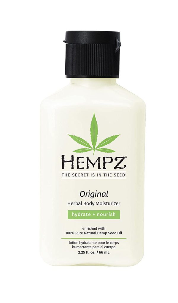 Original, Natural Hemp Seed Oil Body Moisturizer with Shea Butter and Ginseng
