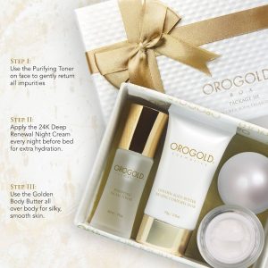 OROGOLD 24K Luxury Sample Box for Women - Travel Skin Care Set
