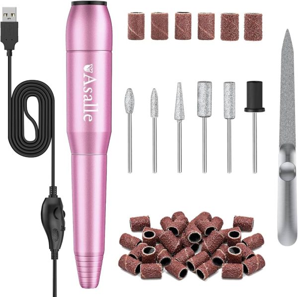 OTraki Electric Nail Drill Set USB Powered Professional Acrylic Nail File Machine