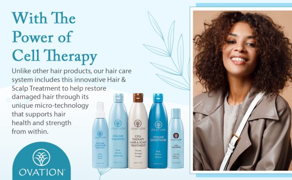 Ovation Healthy Hair Starter Kit with Cell Therapy - Get Stronger