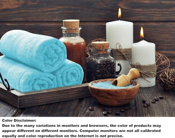 Oxycott Premium Cotton Set of 4 Bath Towels 27x54