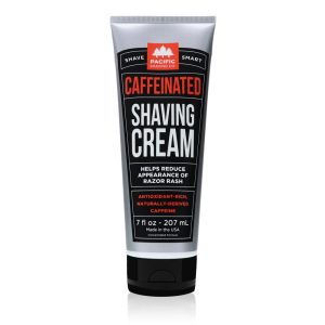 Pacific Shaving Company Caffeinated Shaving Cream - Helps Reduce Appearance of Redness