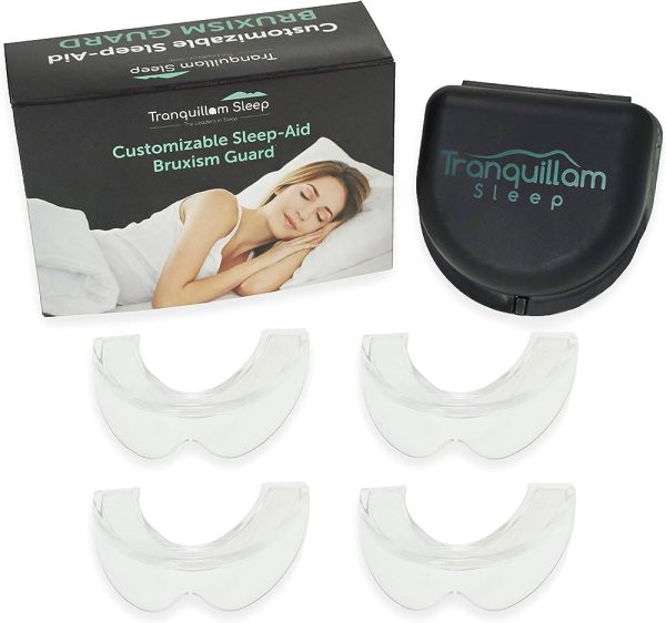 Pack of 5 Moldable Mouth Guard for Teeth Grinding Clenching Bruxism