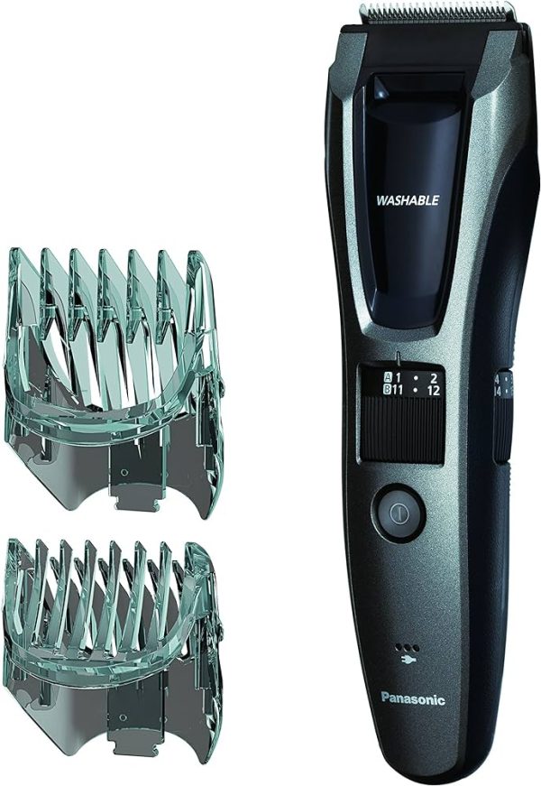 Panasonic Body and Beard Trimmer for Men, Cordless/Corded Hair Clipper
