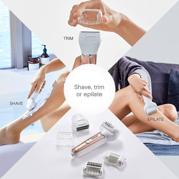 Panasonic Cordless Shaver and Epilator For Women With 5 Attachments