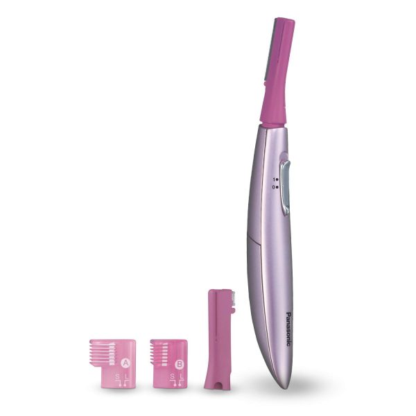 Panasonic Facial Hair Trimmer for Women, with Pivoting Head and Eyebrow Trimmer